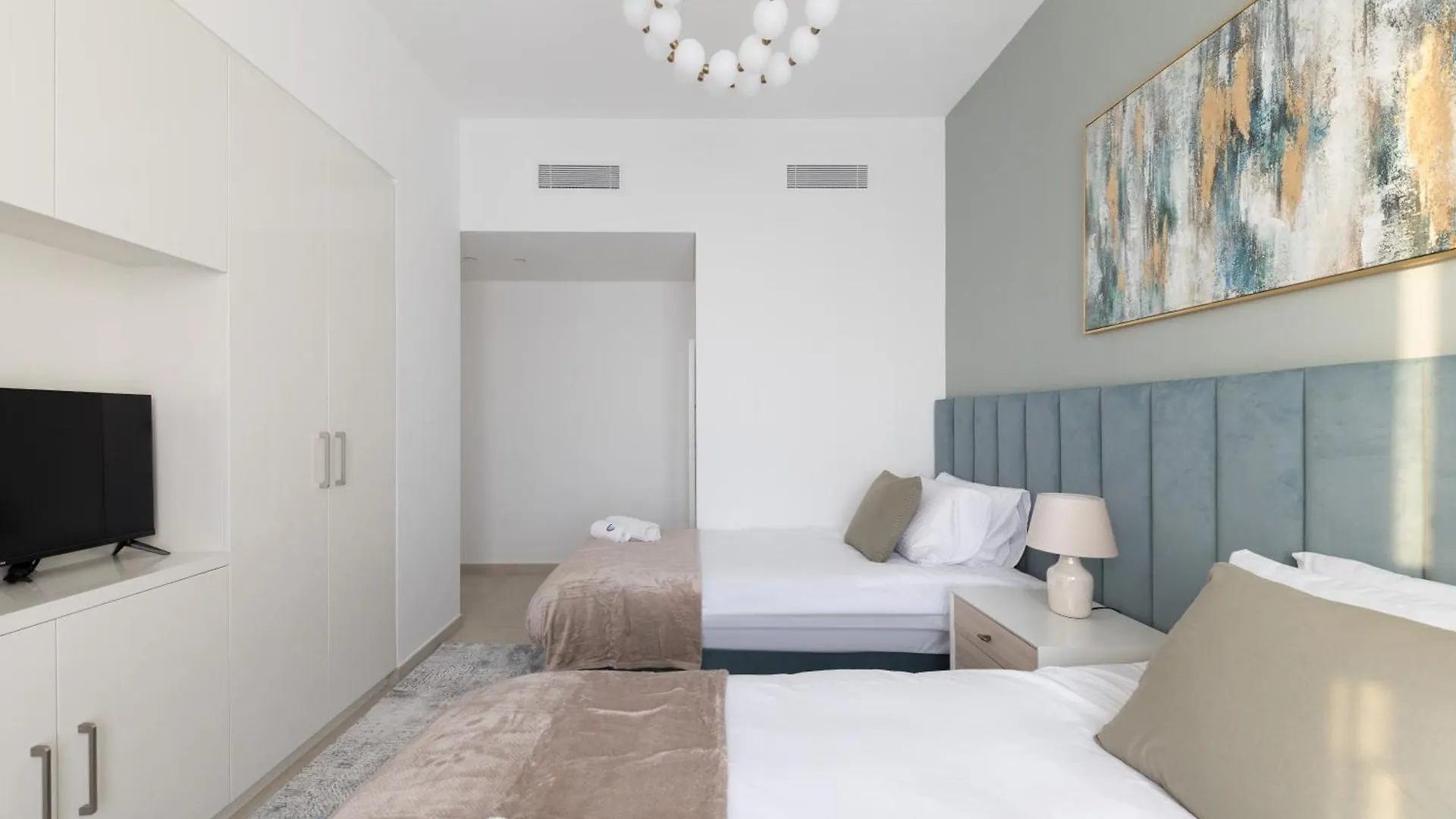 Apartmán 3Br And Maids Burj Khalifa And Fountain View For 8 Guests Dubaj