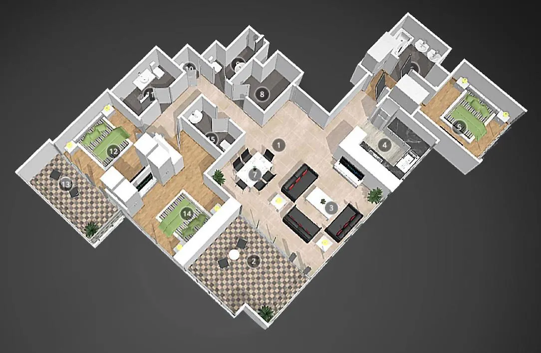 Apartmán 3Br And Maids Burj Khalifa And Fountain View For 8 Guests Dubaj
